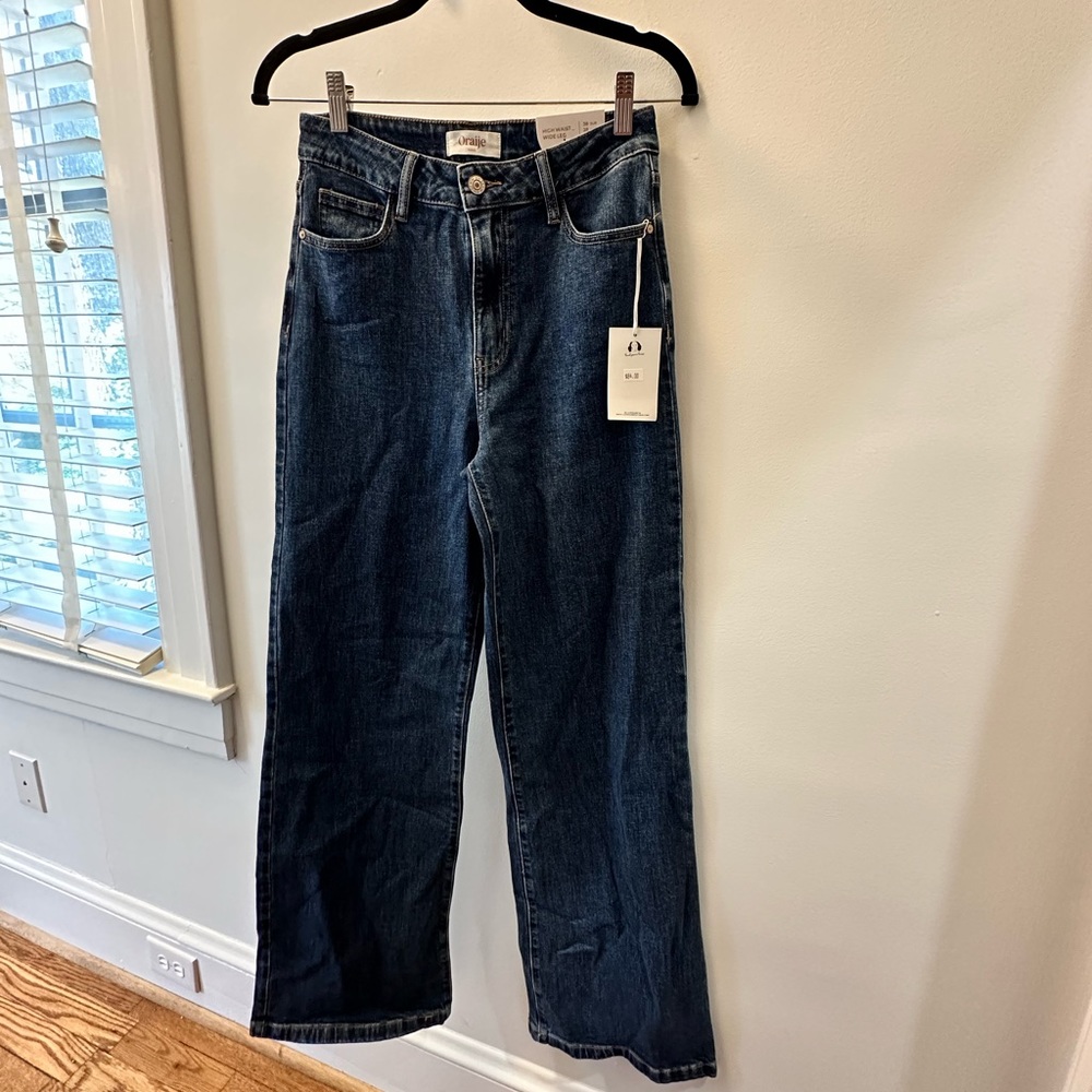 NWT High Waist Wide Leg Oraije Jeans